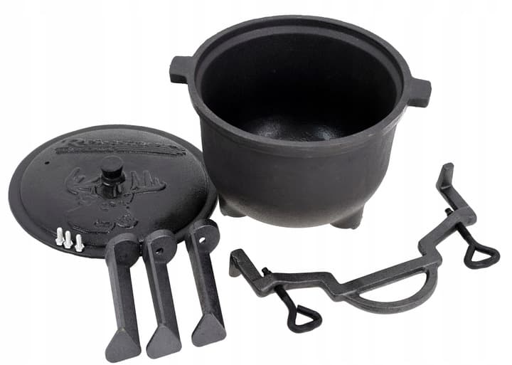 Ognisty Kocioł - kociołek myśliwski żeliwny 8L